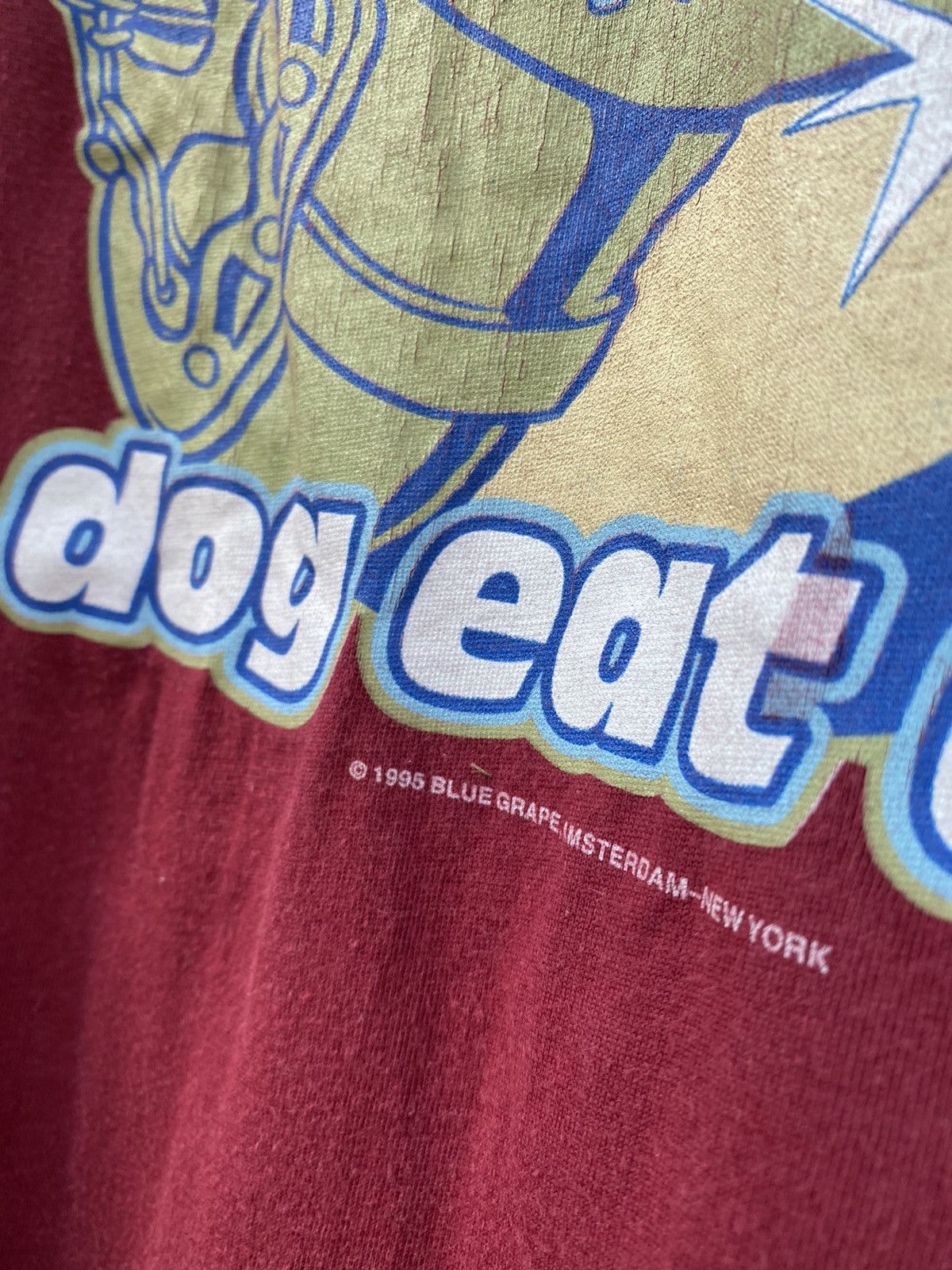Band Tees Dog eat dog vintage 1995 band blue grape size L/Xl RARE Size US L / EU 52-54 / 3 - 6 Thumbnail