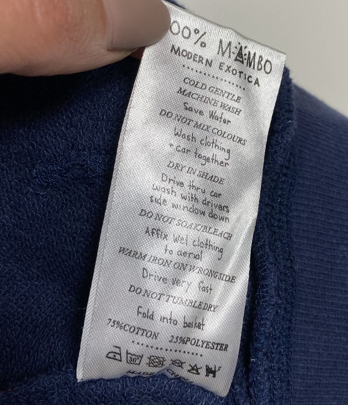 Vintage Mambo Surf De Luxe Full Zip Hoodie Jacket Long Sleeve Blue Size US L / EU 52-54 / 3 - 9 Thumbnail