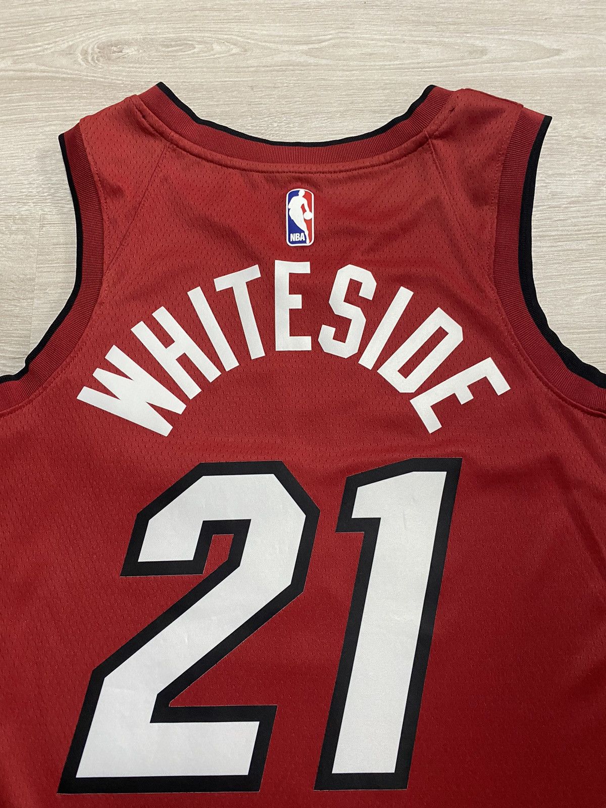 NBA Nike Jersey NBA Miami hits 21# WHITESIDE Size US M / EU 48-50 / 2 - 3 Thumbnail