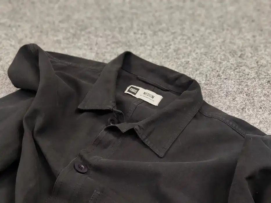 Japanese Brand Dedicated Organic Cotton Black Overshirt Pocket Jacket Size US M / EU 48-50 / 2 - 7 Thumbnail