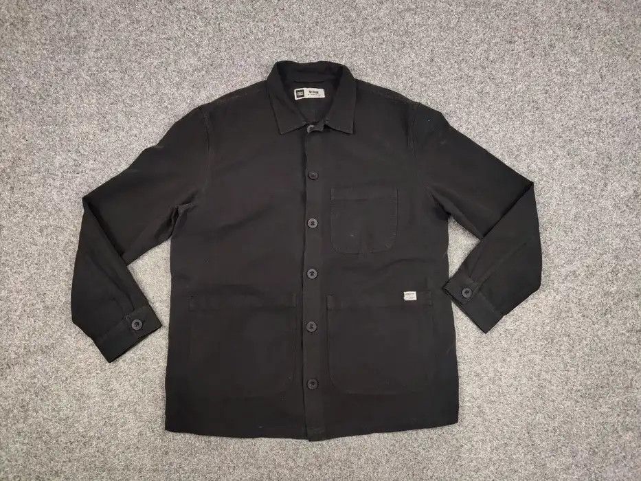 Japanese Brand Dedicated Organic Cotton Black Overshirt Pocket Jacket Size US M / EU 48-50 / 2 - 4 Thumbnail