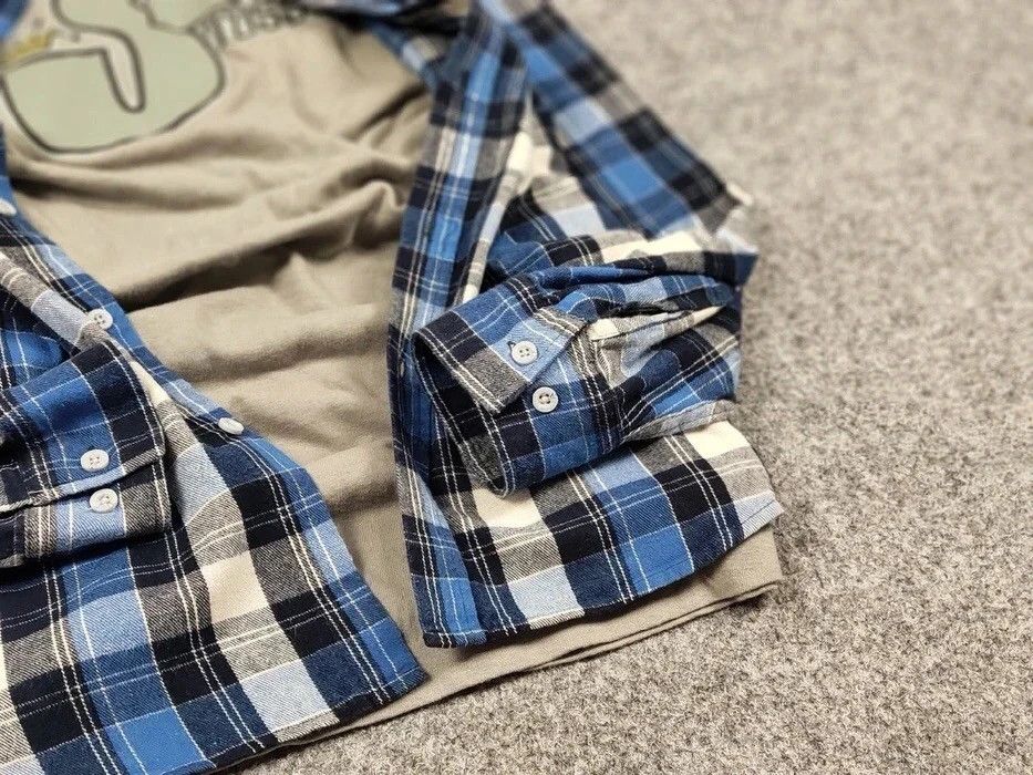 Flannel Vintage Flannel Shirt Travis Scott Style Streetwear Hype Size US L / EU 52-54 / 3 - 6 Thumbnail