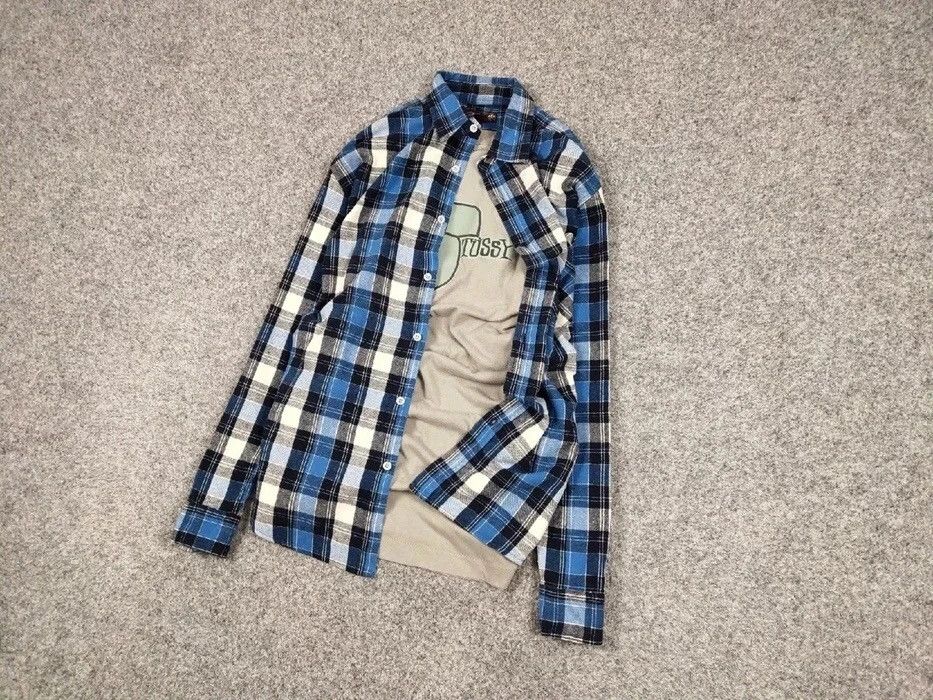 Flannel Vintage Flannel Shirt Travis Scott Style Streetwear Hype Size US L / EU 52-54 / 3 - 4 Thumbnail