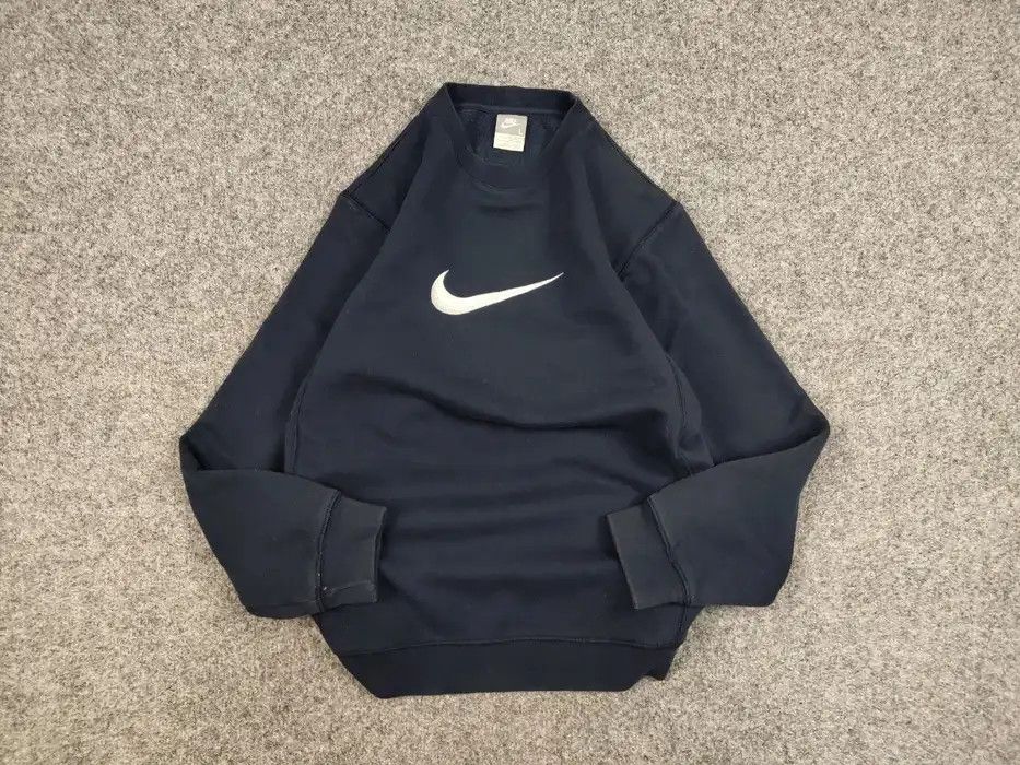 Nike Vintage 90's Nike Center Swoosh Women's Crewneck Sweatshirt Size M / US 6-8 / IT 42-44 - 7 Thumbnail