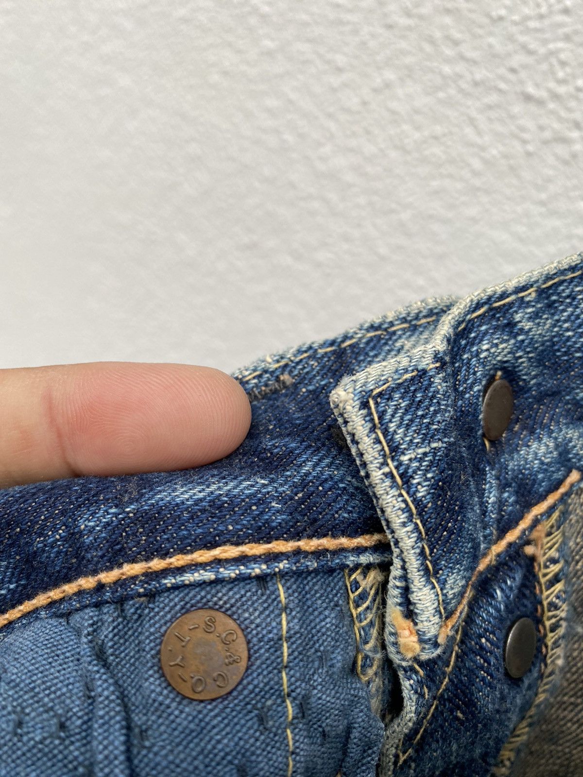 Japanese Brand Vintage Sugar Canes Selvedge Japanese brand jeans Size US 30 / EU 46 - 11 Thumbnail