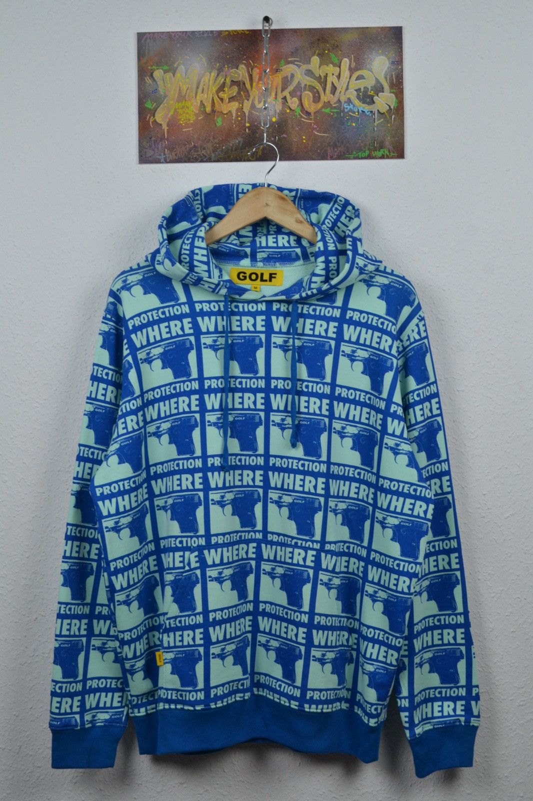 Golf Wang × Tyler The Creator Golf Wang Hoodie Monogram Gun Tyler the Creator Men’s Size M Size US M / EU 48-50 / 2 - 6 Thumbnail