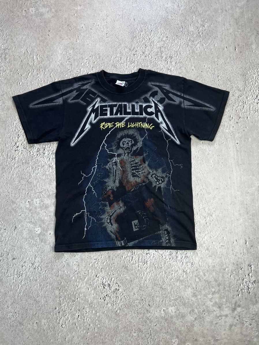 Band Tees × Vintage FINAL DROP💥💥Metallica 2010 Ride The Lightning T-shirt Size US M / EU 48-50 / 2 - 1 Thumbnail