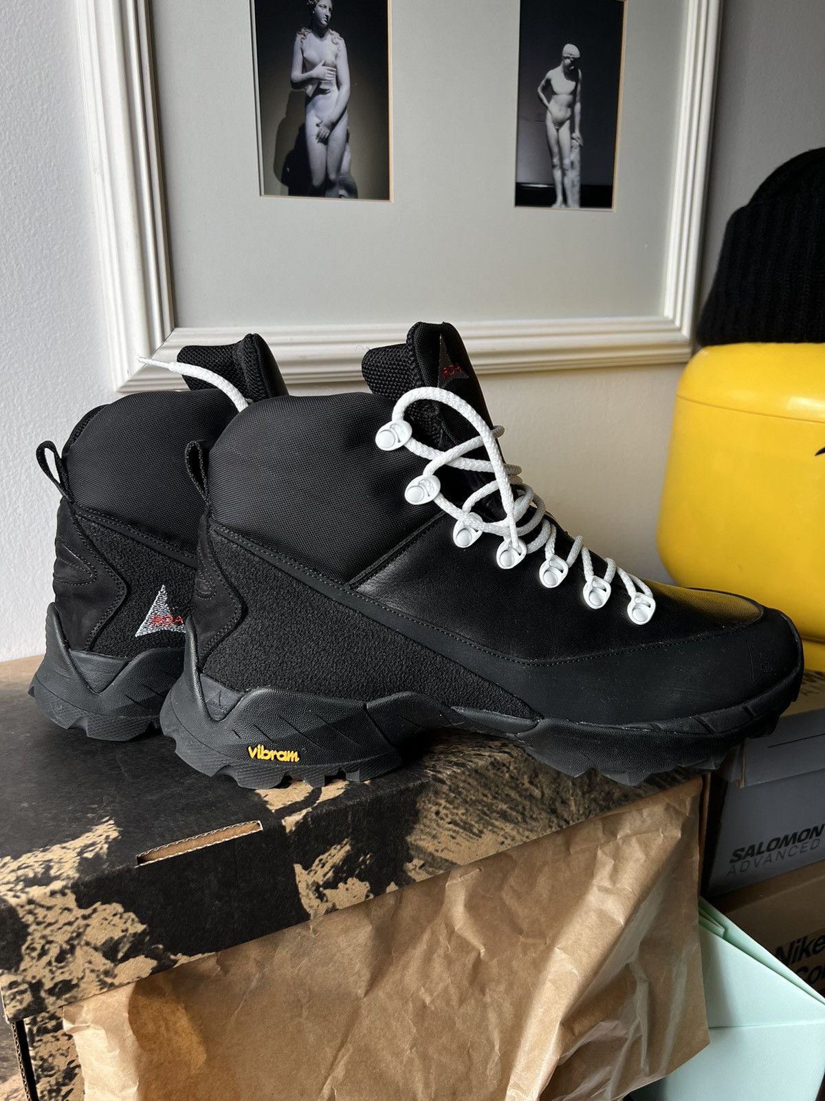 image of Roa Black Calf Andreas Boot, Men's (Size 9)
