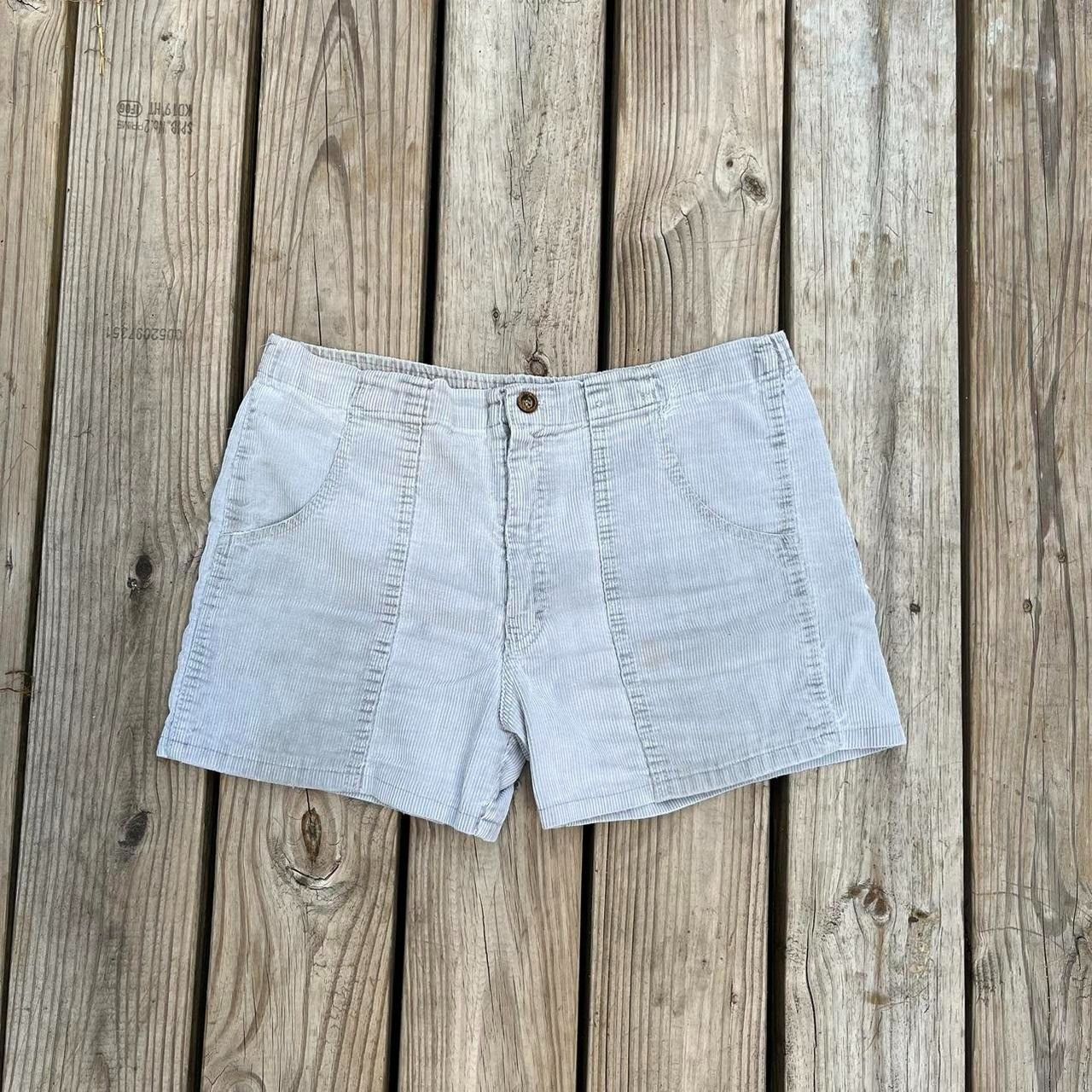Vintage Graffiti Corduroy Shorts