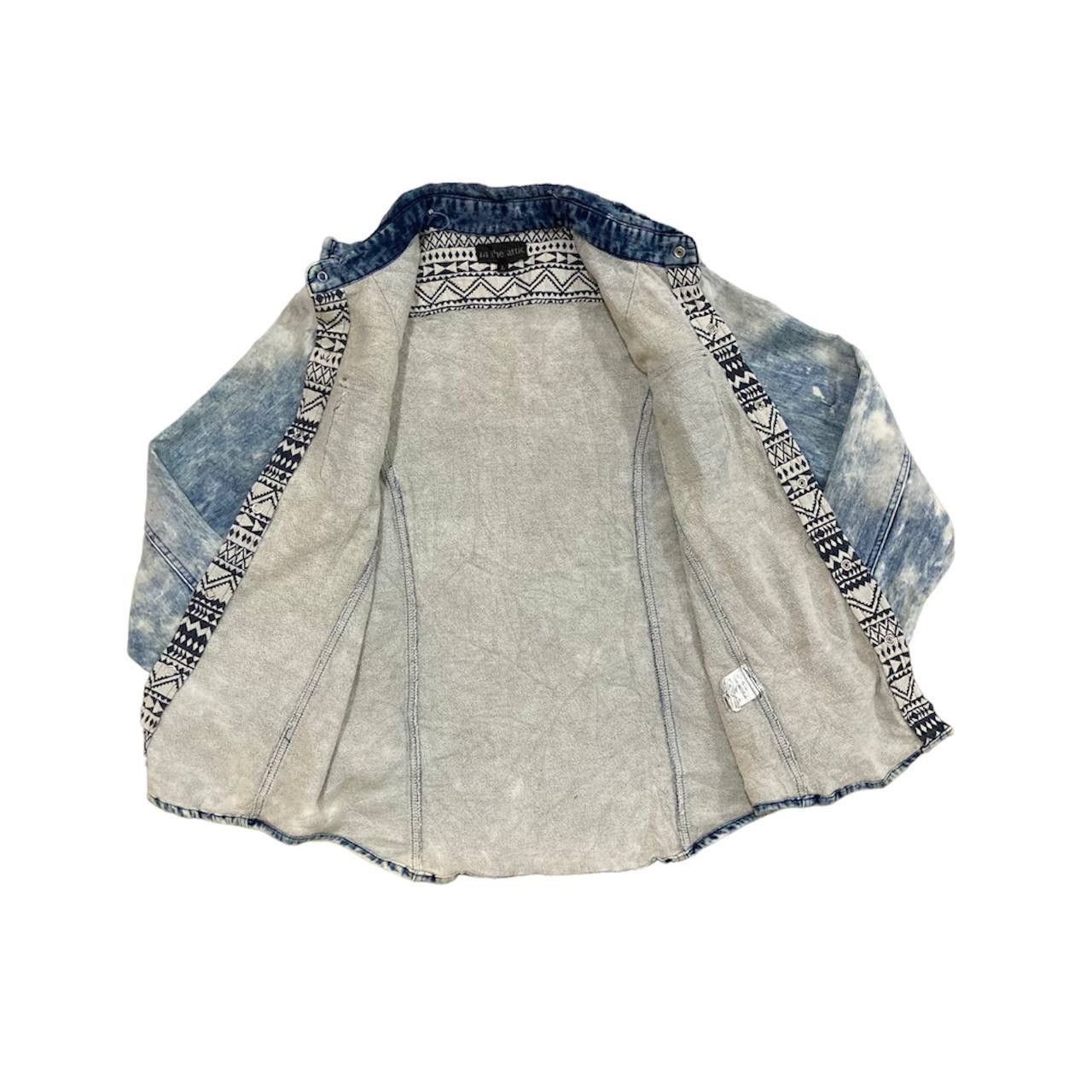 In The Attic 🇯🇵 IN THE ATTIC ACID WASH BUTTON UP SHIRT Size US L / EU 52-54 / 3 - 3 Thumbnail