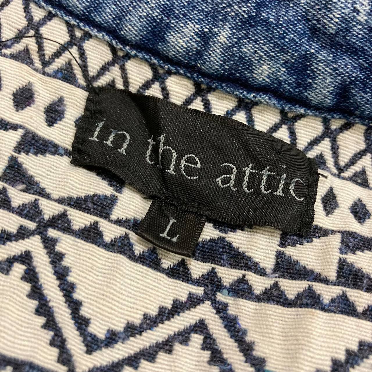 In The Attic 🇯🇵 IN THE ATTIC ACID WASH BUTTON UP SHIRT Size US L / EU 52-54 / 3 - 9 Thumbnail