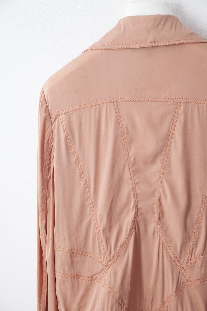 Gucci SS03 salmon blouse Size S / US 4 / IT 40 - 4 Thumbnail