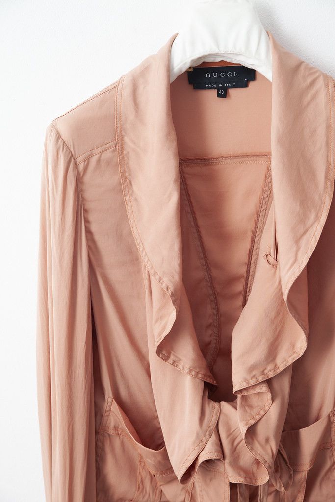 Gucci SS03 salmon blouse Size S / US 4 / IT 40 - 2 Thumbnail