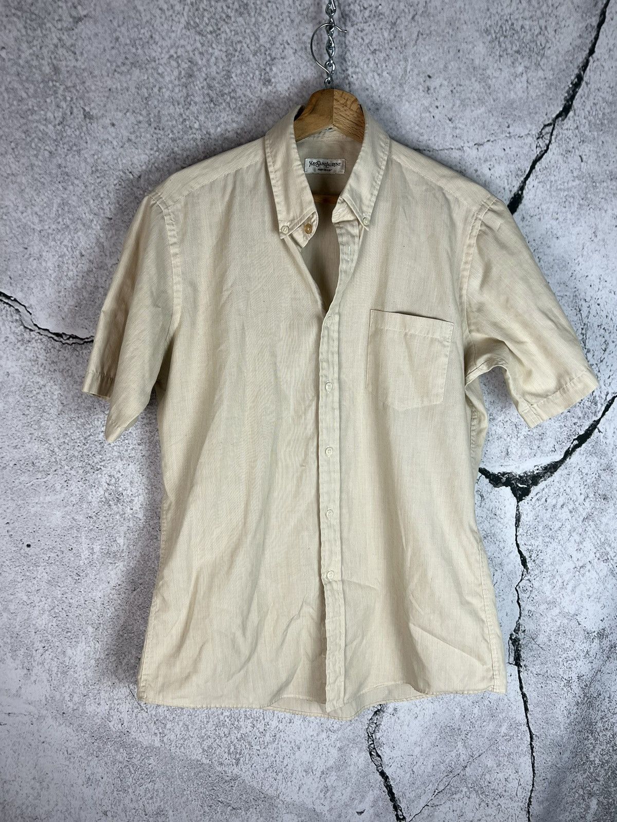 Yves Saint Laurent Summer YSL Shirt Logo Size US M / EU 48-50 / 2 - 1 Thumbnail