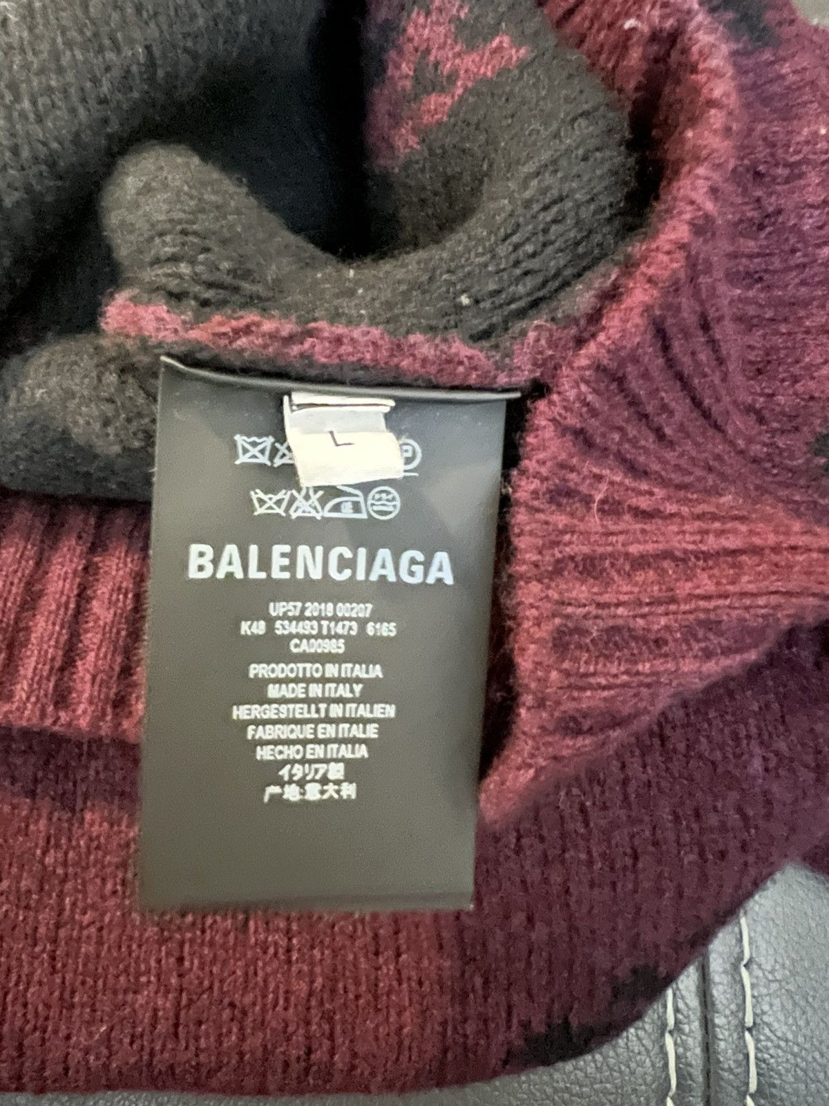 Balenciaga Balenciaga Knit Sweater Size US L / EU 52-54 / 3 - 4 Thumbnail