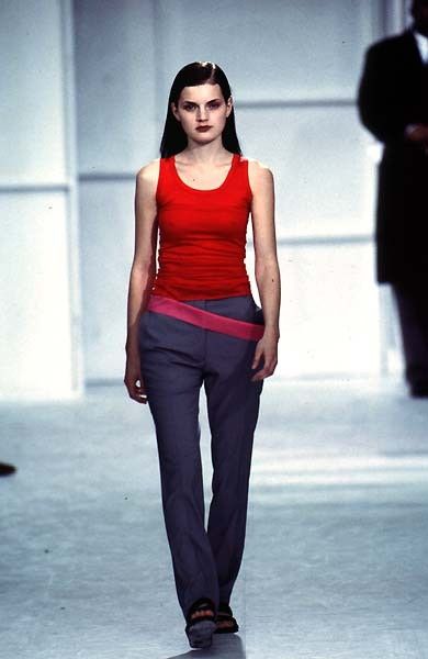Helmut Lang SS97 neon strap t-shirt Size S / US 4 / IT 40 - 8 Thumbnail
