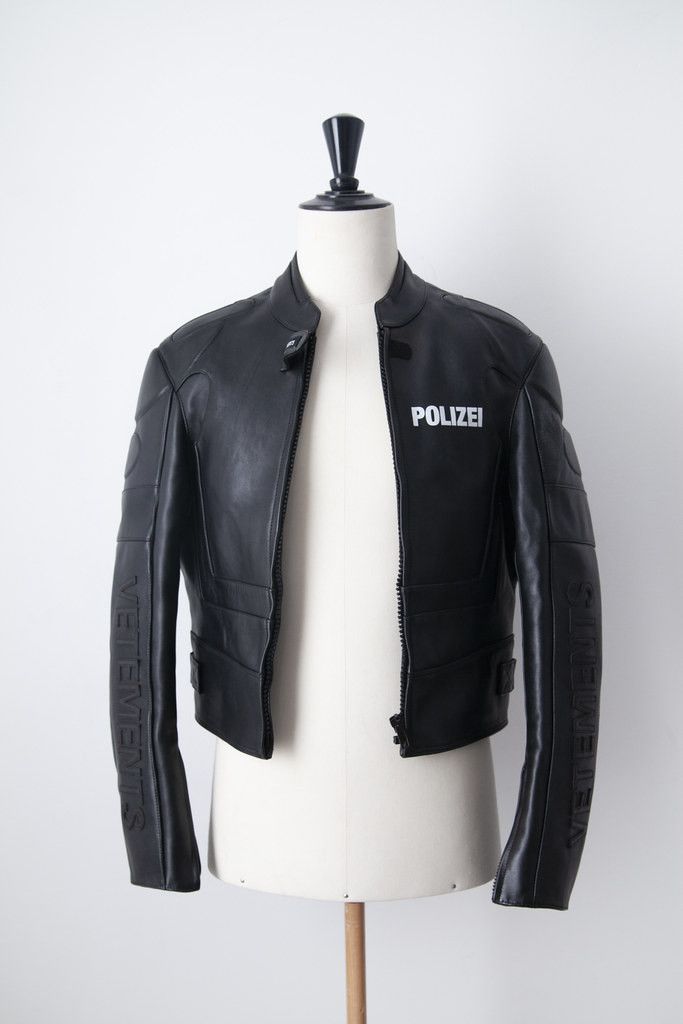 Vetements SS17 Polizei leather jacket | Grailed Vetements SS17 Polizei leather jacket | Grailed