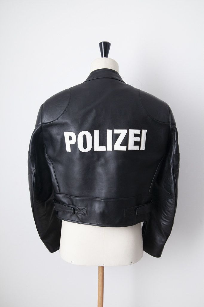 Vetements SS17 Polizei leather jacket | Grailed