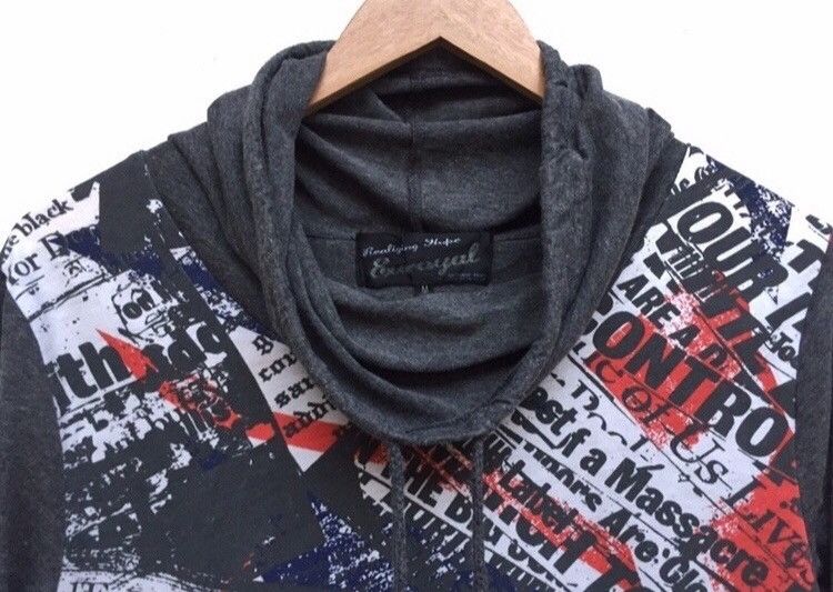 Japanese Brand 🔥Euroyal Turle Neck Hoodies Sweatshirts Size US S / EU 44-46 / 1 - 4 Thumbnail