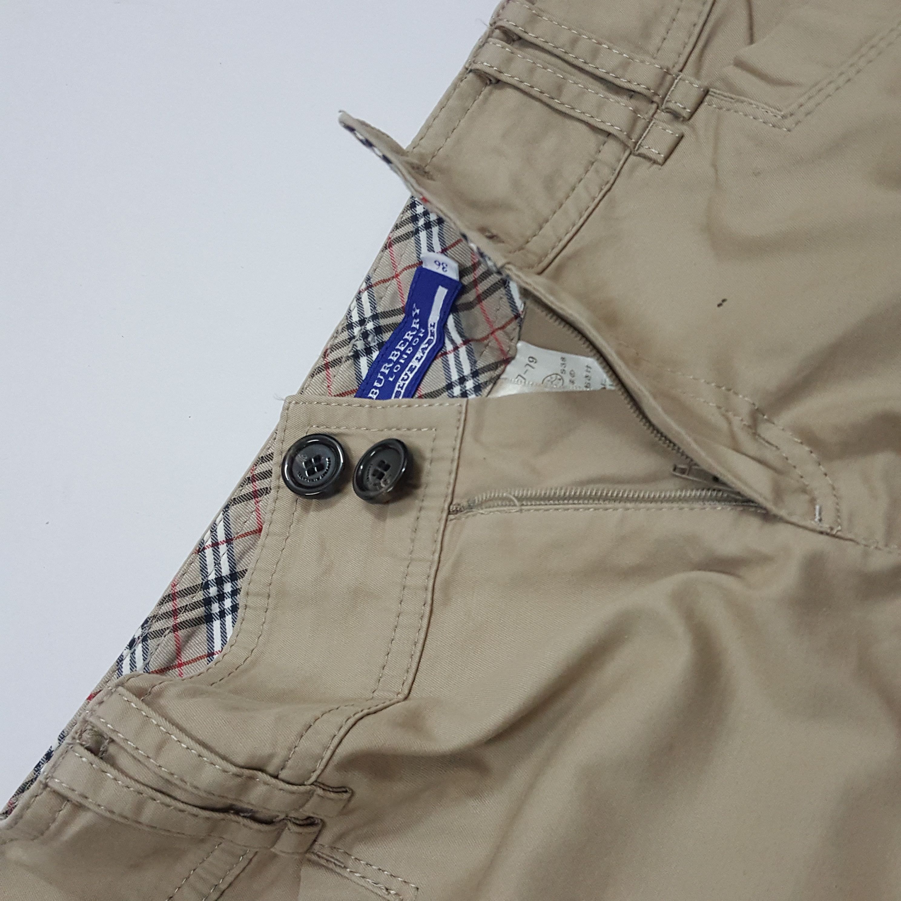 Burberry × Vintage Vintage BURBERRY nice design short pants Size US 29 - 8 Thumbnail