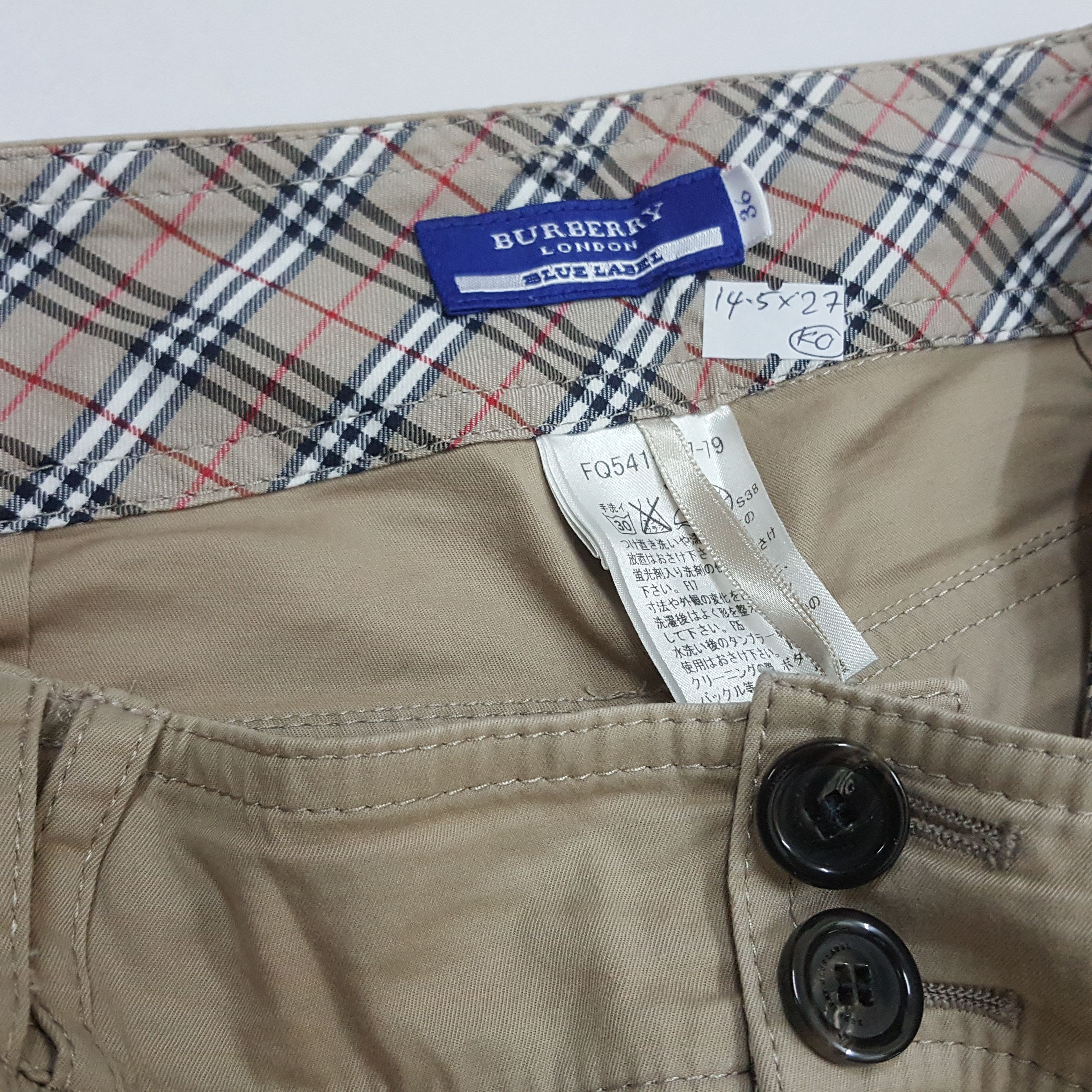 Burberry × Vintage Vintage BURBERRY nice design short pants Size US 29 - 7 Thumbnail