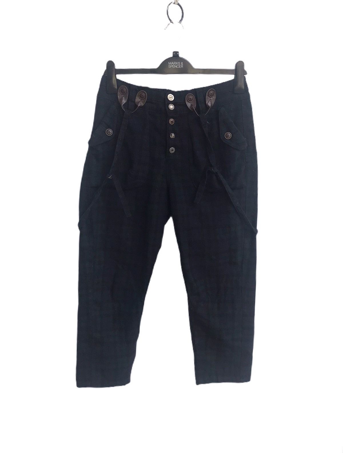 Vintage 🔥Sorridere Check Overal Pants Size US 28 / EU 44 - 1 Thumbnail