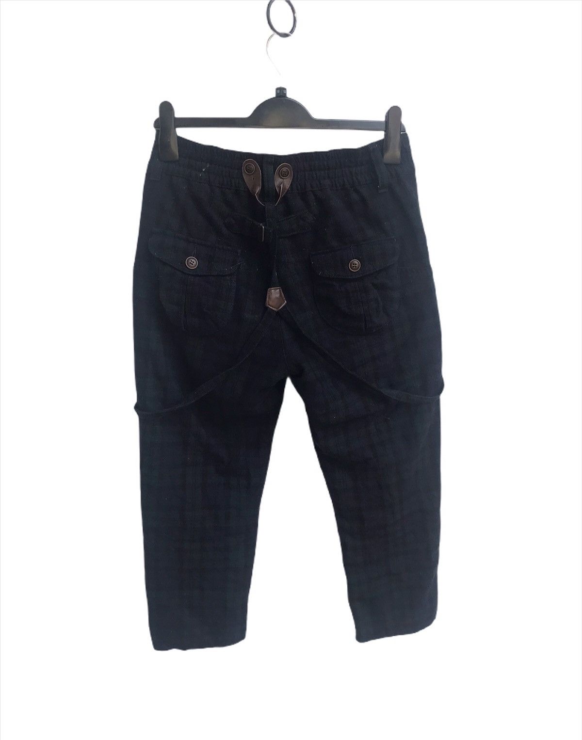 Vintage 🔥Sorridere Check Overal Pants Size US 28 / EU 44 - 2 Thumbnail