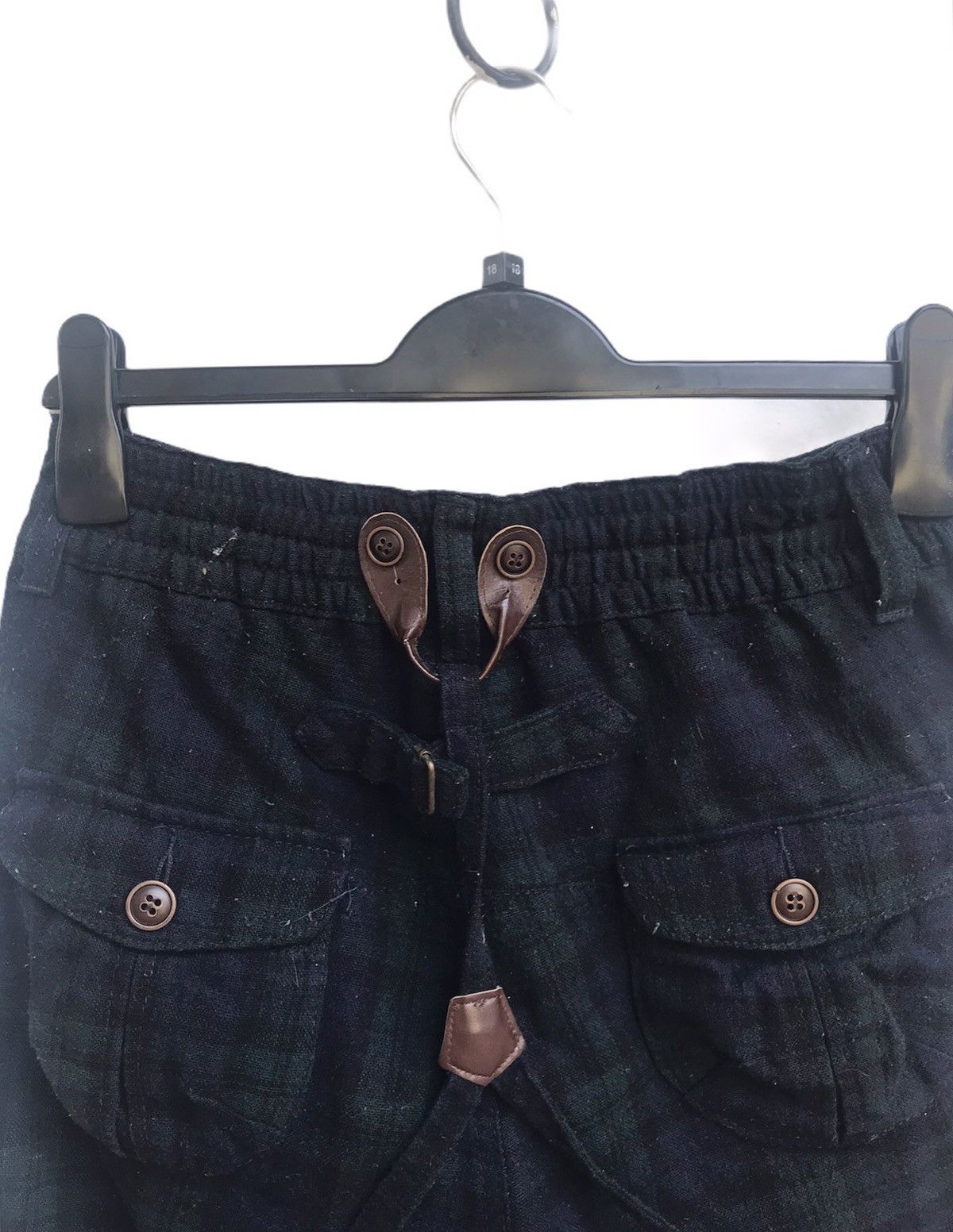 Vintage 🔥Sorridere Check Overal Pants Size US 28 / EU 44 - 4 Thumbnail