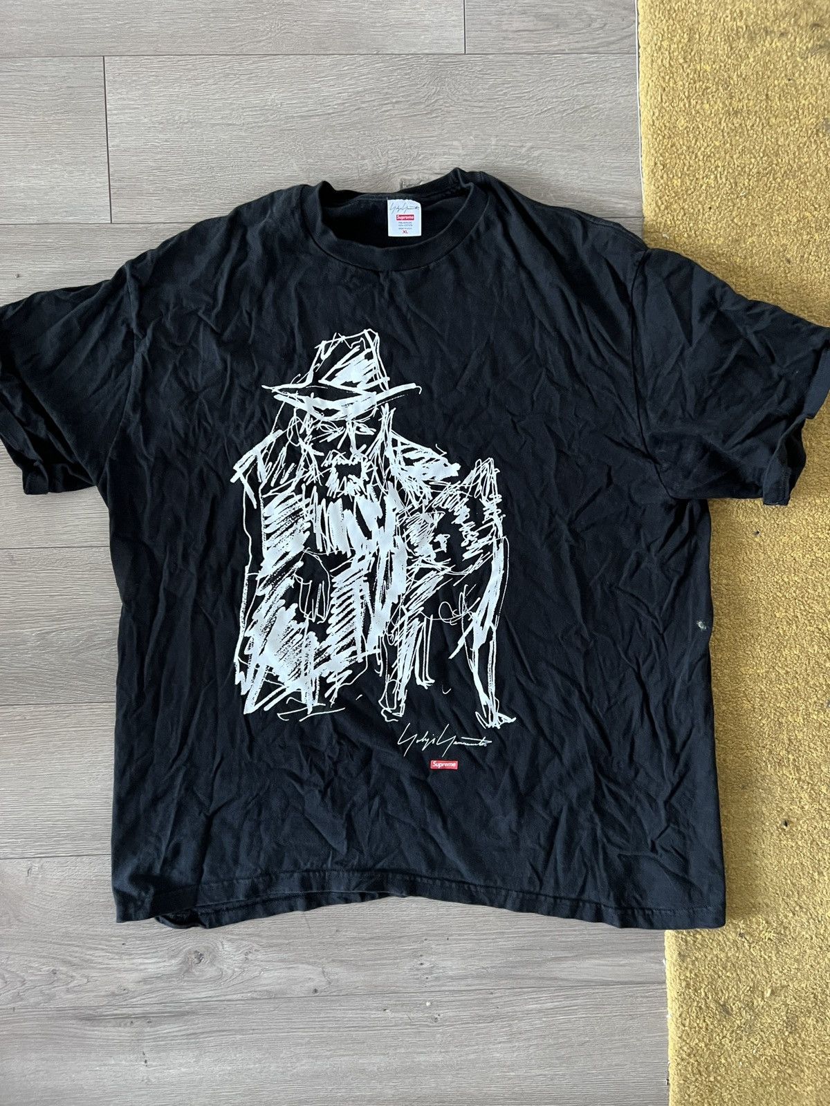 Supreme Scribble Portrait Tee | Grailed