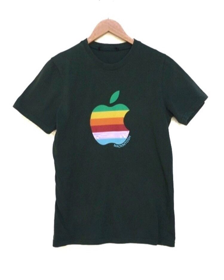 Vintage 🔥Mackintosh Apple Logo T Shirt Size US XS / EU 42 / 0 - 1 Thumbnail