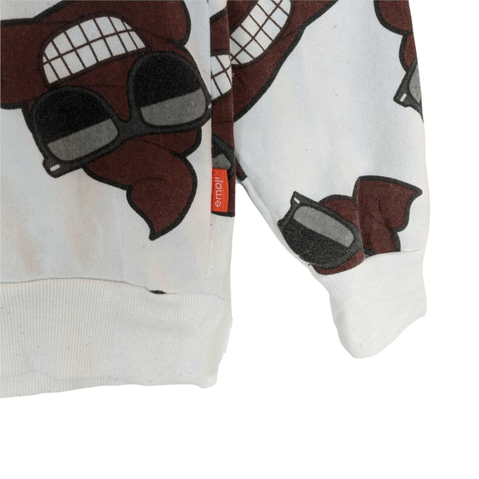 Japanese Brand Japan EMOJI Pile Of Poo Print All Over Hoodie Jumper Size US L / EU 52-54 / 3 - 5 Thumbnail