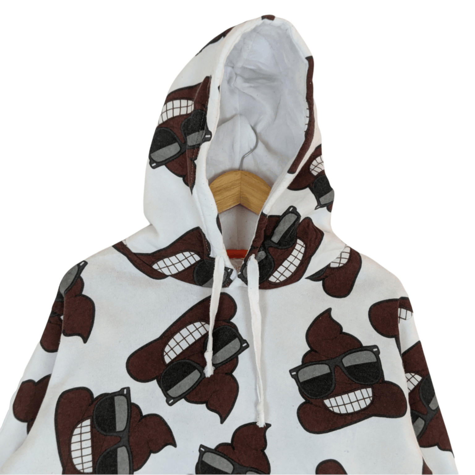 Japanese Brand Japan EMOJI Pile Of Poo Print All Over Hoodie Jumper Size US L / EU 52-54 / 3 - 4 Thumbnail