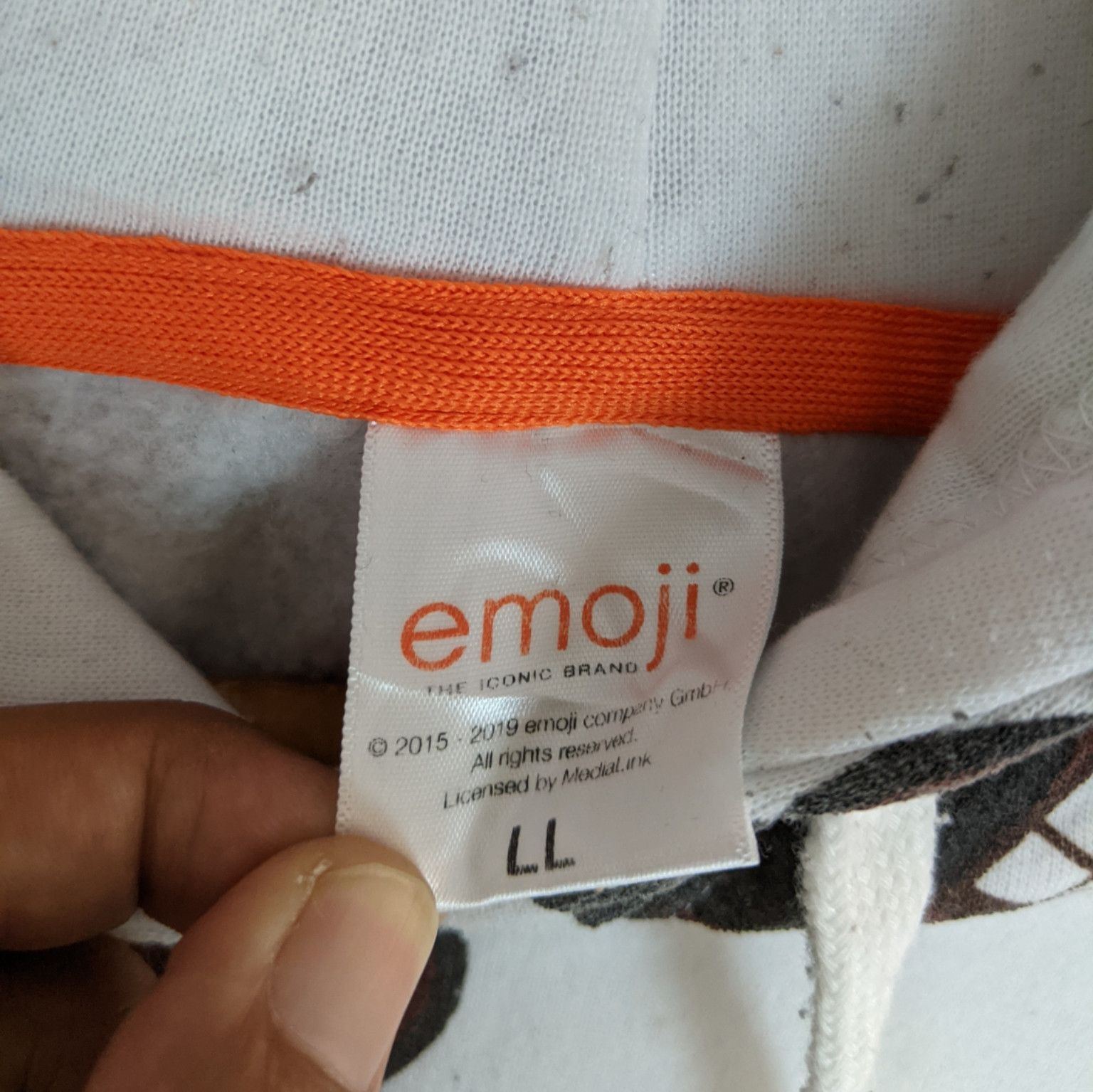Japanese Brand Japan EMOJI Pile Of Poo Print All Over Hoodie Jumper Size US L / EU 52-54 / 3 - 7 Thumbnail