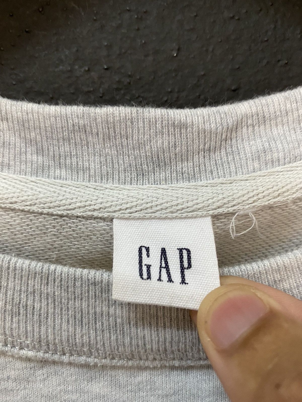 Gap × Vintage RARE GAP BIG LOGO PRINT BAGGY SHOULDER SWEATSHIRT KANYE WEST Size US M / EU 48-50 / 2 - 8 Thumbnail