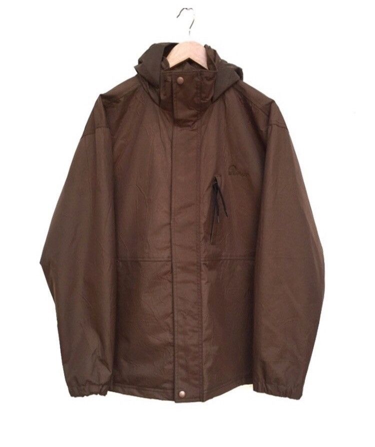 image of Penfield Windbreaker Jacket With Hoodies in Brown, Men's (Size Large)