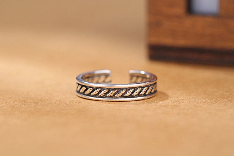 Handmade × Jewelry Creative Simple Style Rings Size ONE SIZE - 1 Thumbnail