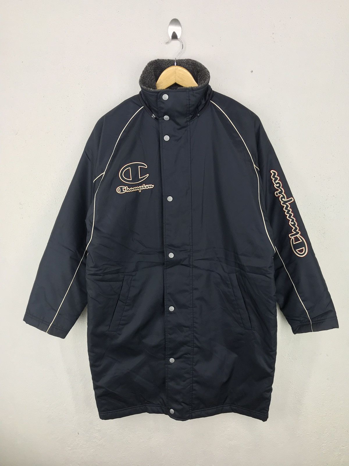 Champion VTG 90s CHAMPION BIG LOGO EMBROIDERY STREETWEAR JACKET Size US M / EU 48-50 / 2 - 2 Thumbnail