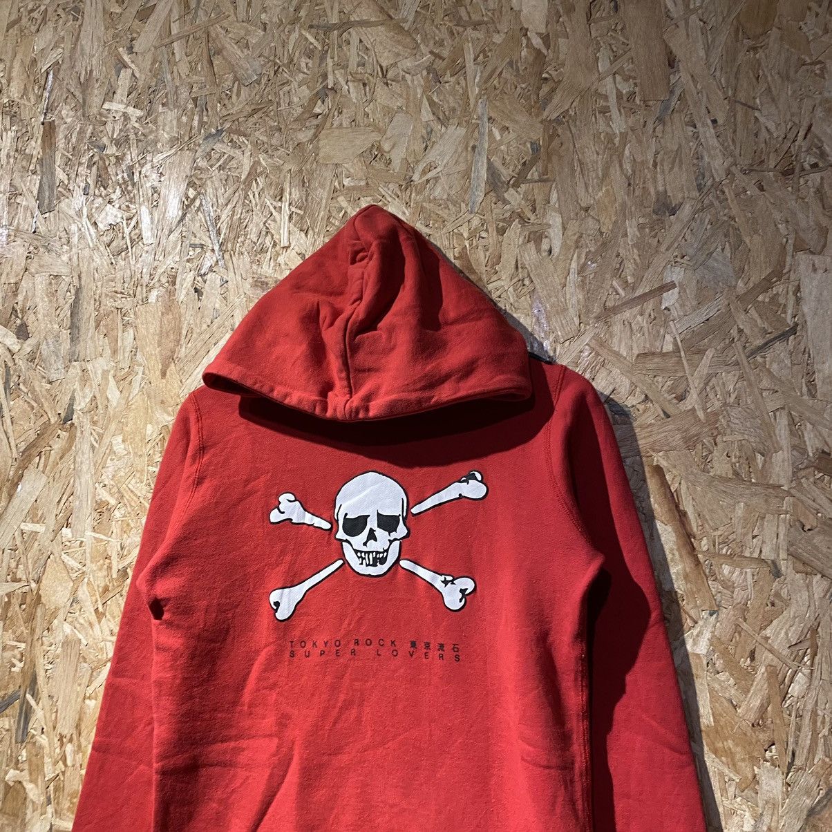 Japanese Brand VINTAGE RARE‼️Super Lovers Tokyo Rock Big Skull Hoodies Size M / US 6-8 / IT 42-44 - 4 Thumbnail