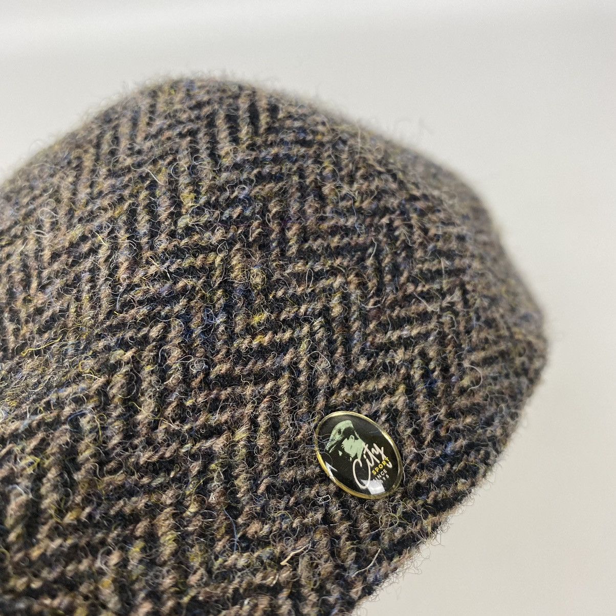 Other City Sport Brand Tweed Flat Cap Size 58 - Large Size ONE SIZE - 5 Thumbnail