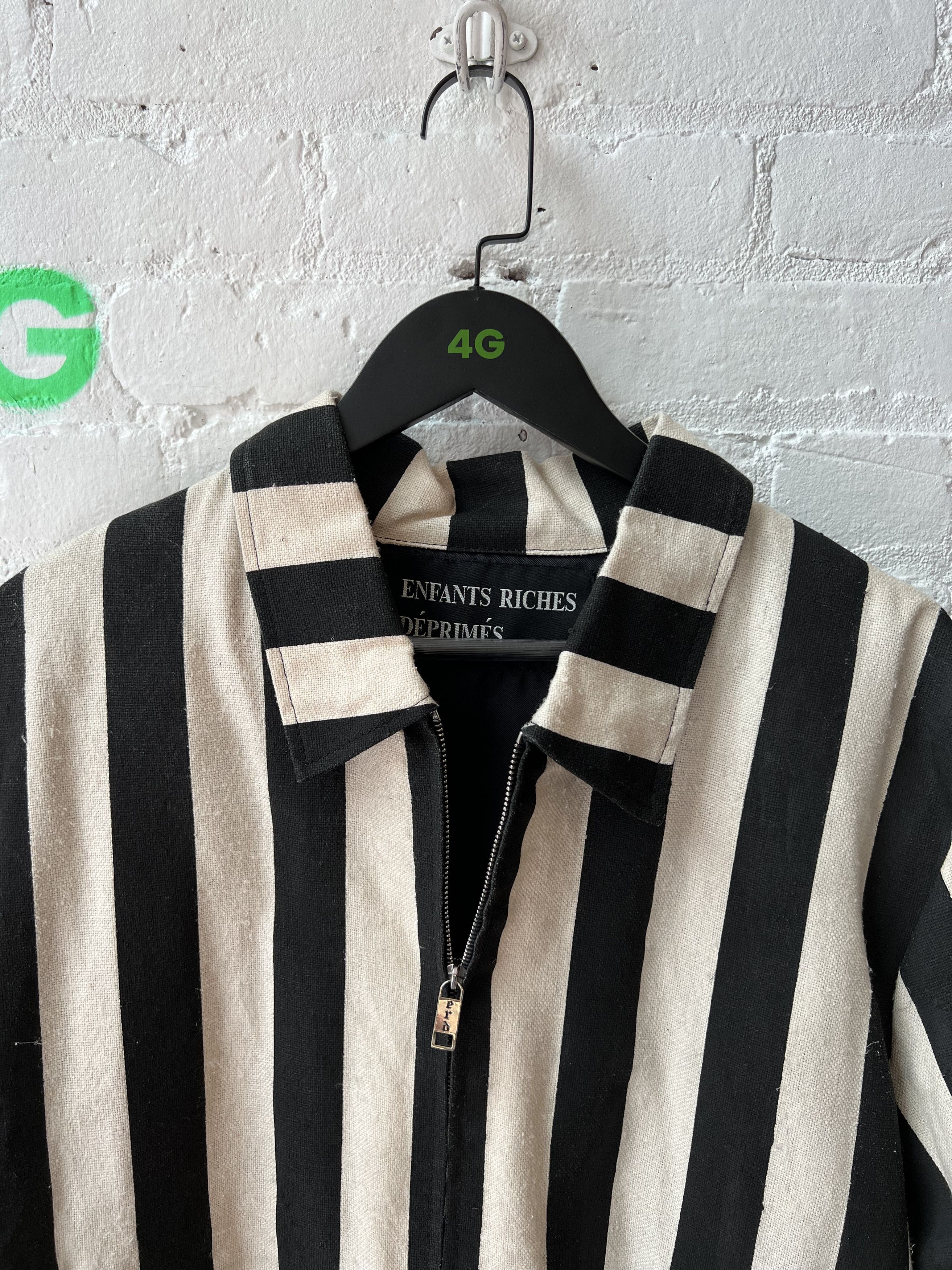 Enfants Riches Deprimes ERD PRISION SILK JACKET striped jacket Sz XL Size US XL / EU 56 / 4 - 4 Thumbnail