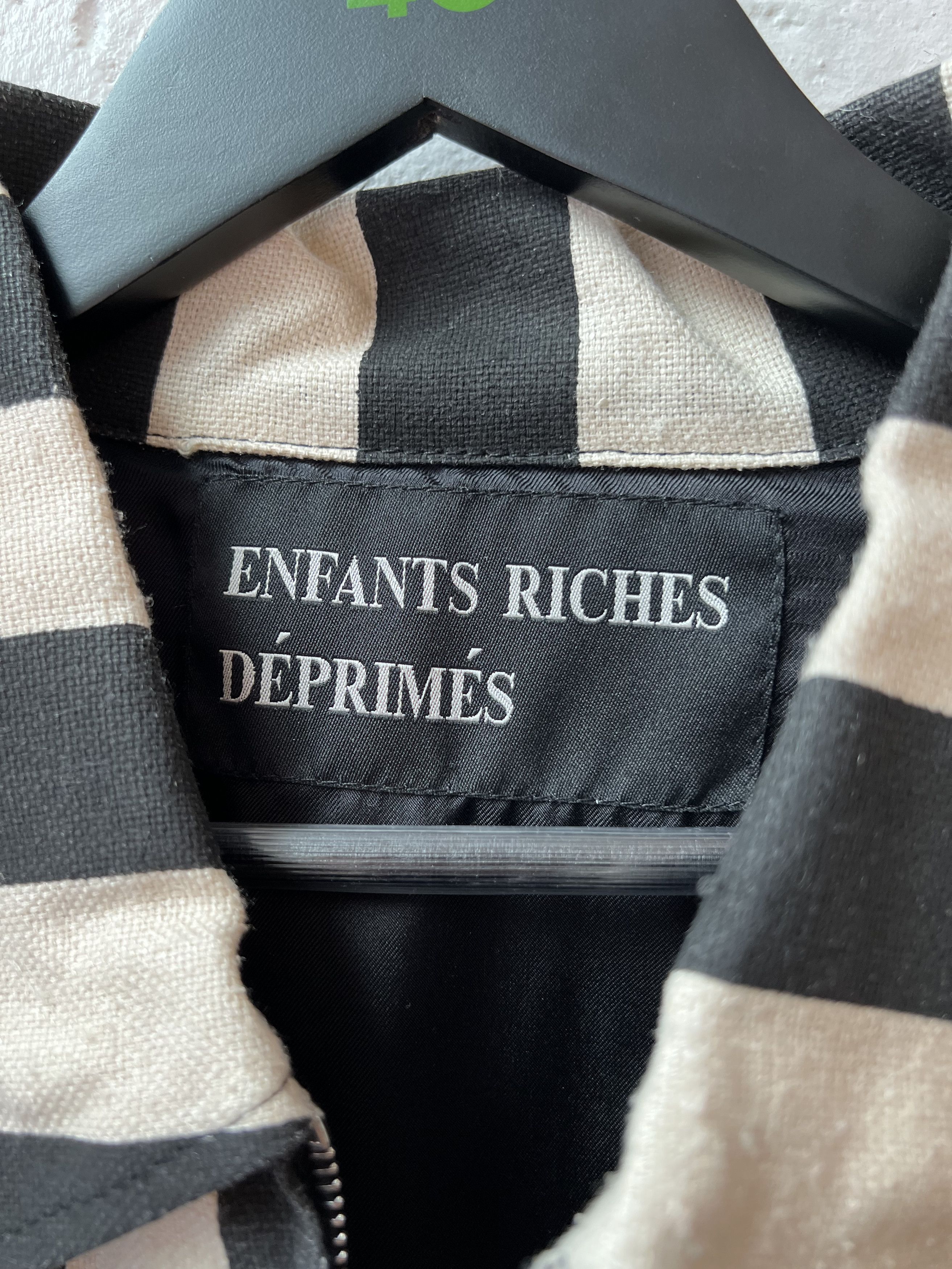 Enfants Riches Deprimes ERD PRISION SILK JACKET striped jacket Sz XL Size US XL / EU 56 / 4 - 10 Thumbnail