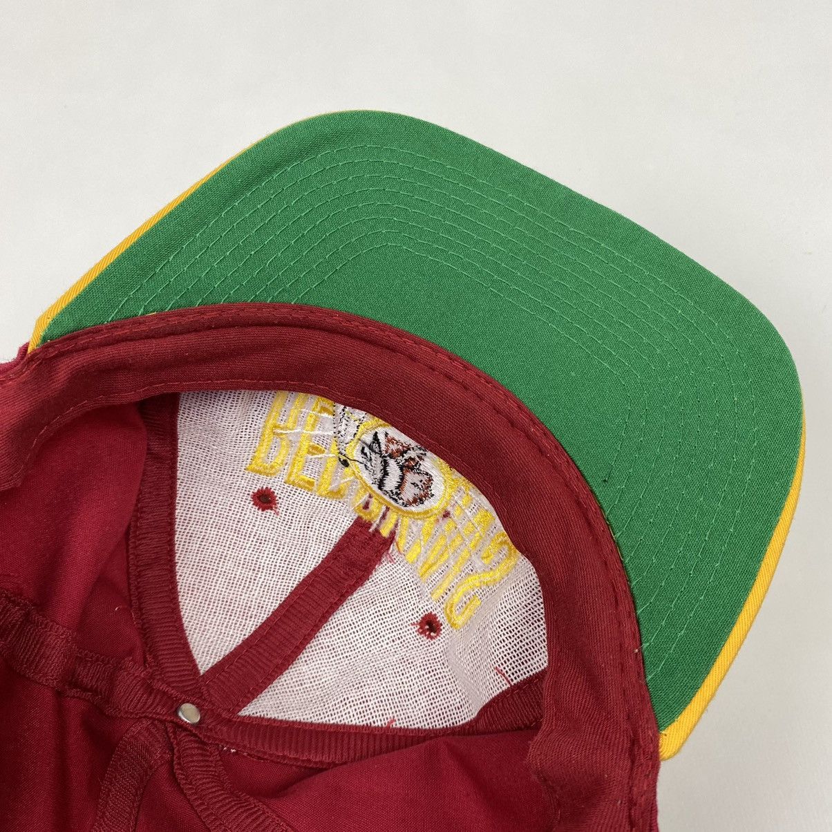 NHL 1990’s Vintage Washington Redskins Two Tone Snap Back Cap Size ONE SIZE - 4 Thumbnail