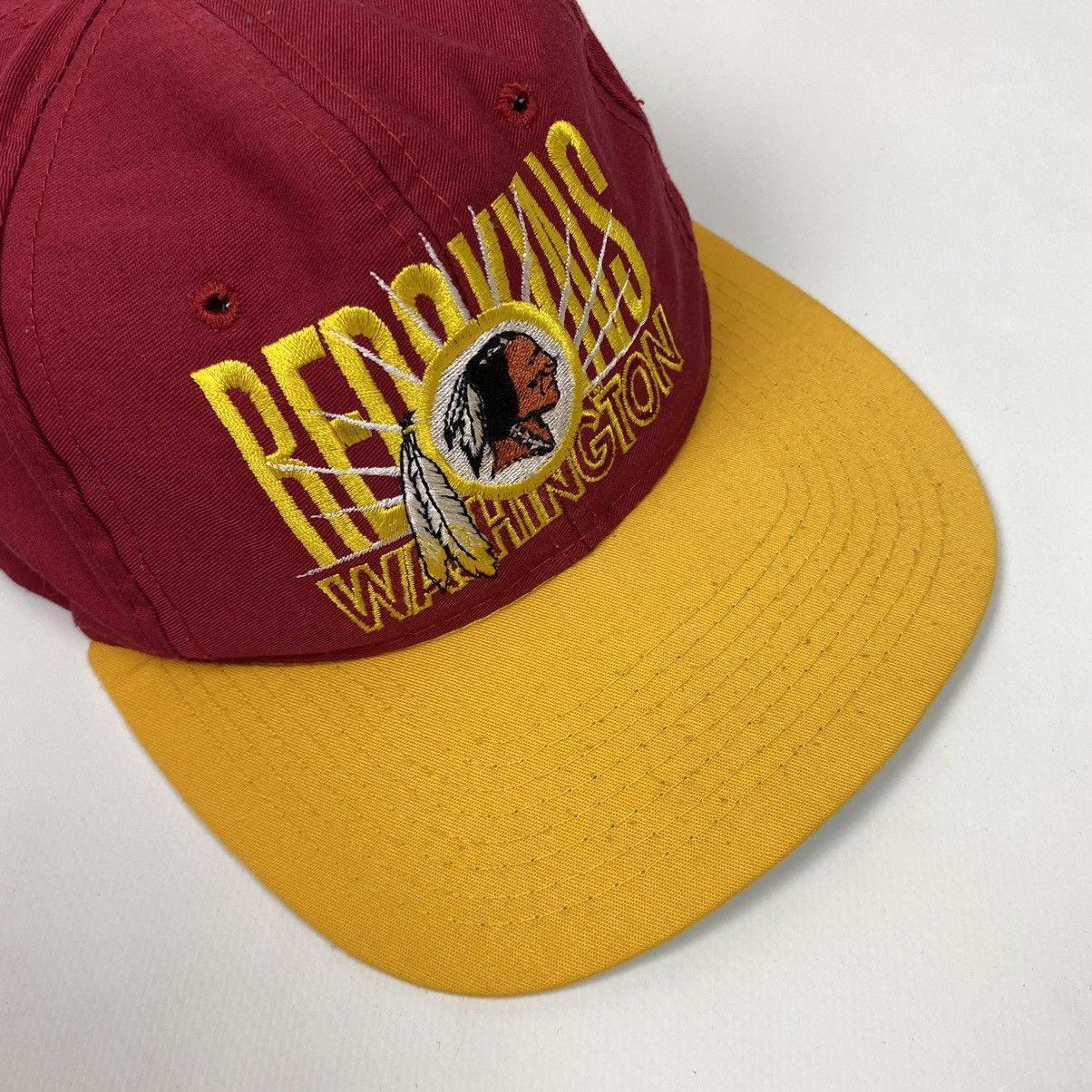 NHL 1990’s Vintage Washington Redskins Two Tone Snap Back Cap Size ONE SIZE - 3 Thumbnail