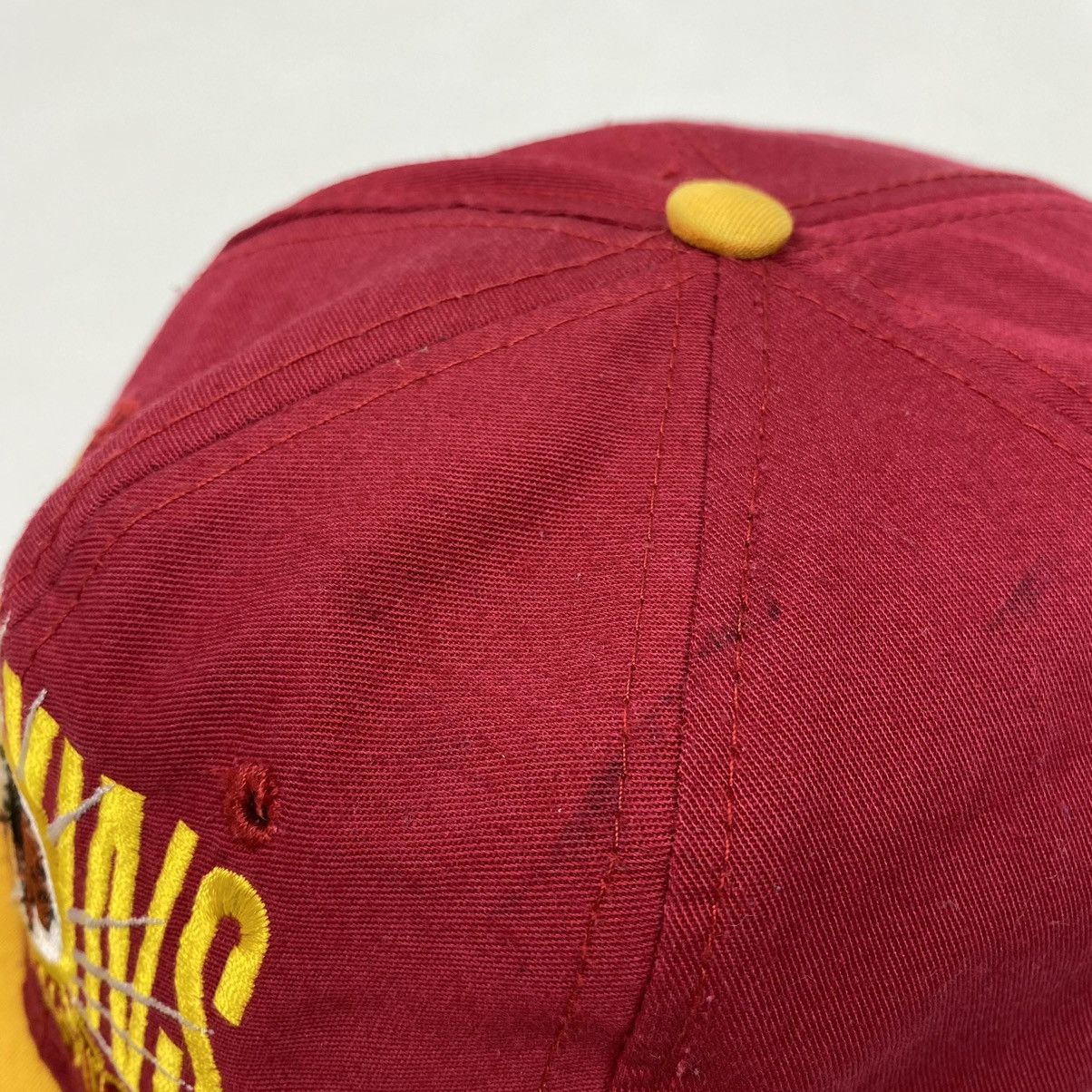 NHL 1990’s Vintage Washington Redskins Two Tone Snap Back Cap Size ONE SIZE - 5 Thumbnail