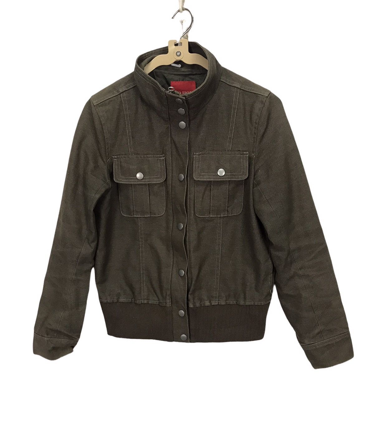 Denim zipper jacket by wo hop