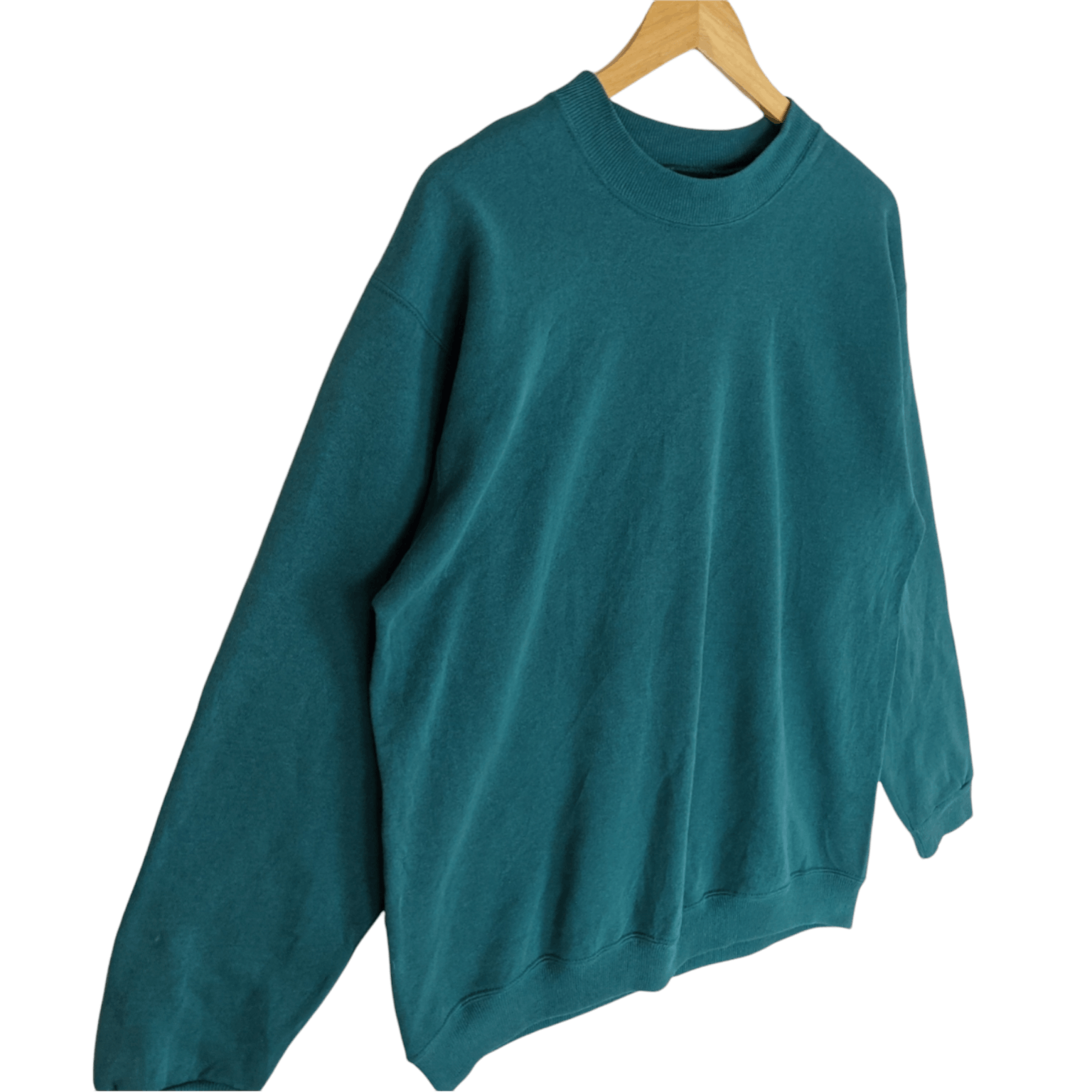 Hanes × Vintage Vintage 90's HANES Plain Sportswear Jumper Sweatshirt Size US L / EU 52-54 / 3 - 3 Thumbnail
