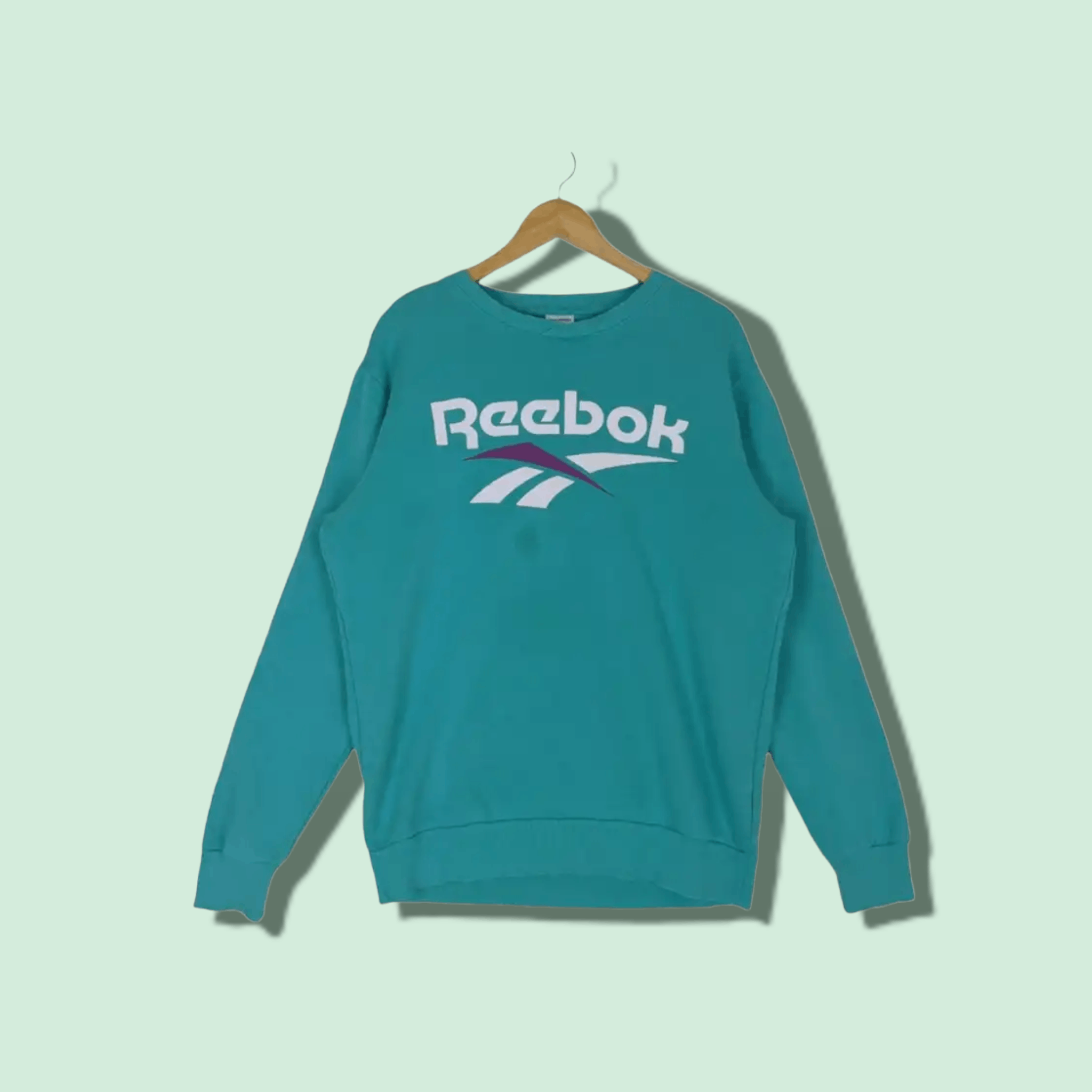 Reebok REEBOK Big Spell Out Logo Jumper Sweatshirt Size US XL / EU 56 / 4 - 1 Thumbnail