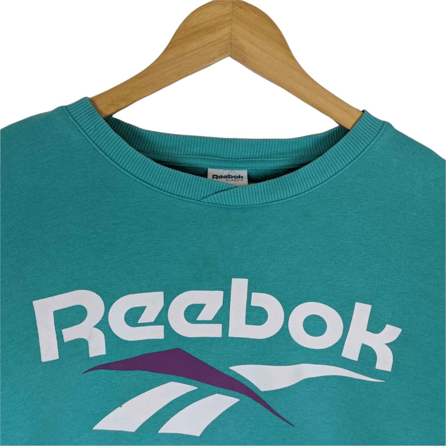 Reebok REEBOK Big Spell Out Logo Jumper Sweatshirt Size US XL / EU 56 / 4 - 4 Thumbnail