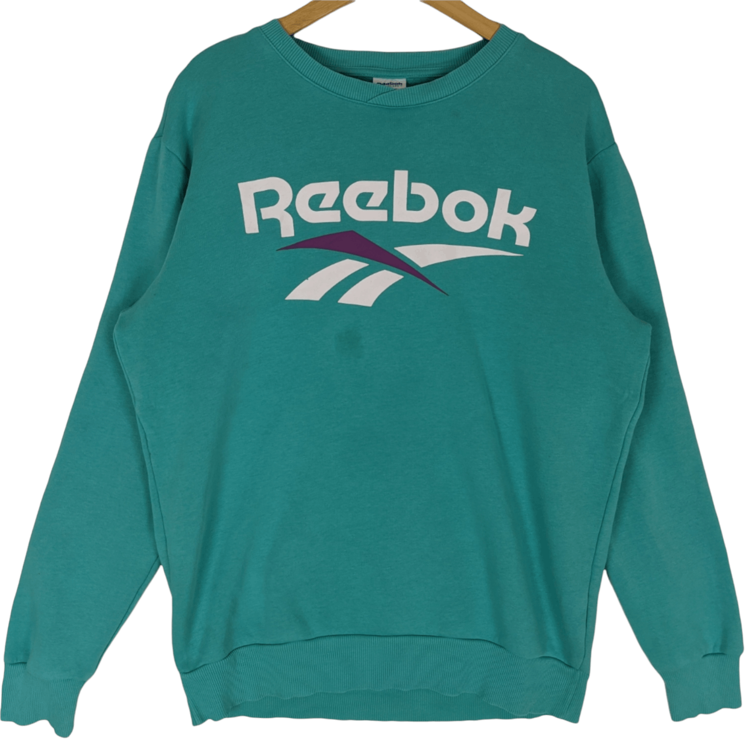 Reebok REEBOK Big Spell Out Logo Jumper Sweatshirt Size US XL / EU 56 / 4 - 2 Thumbnail