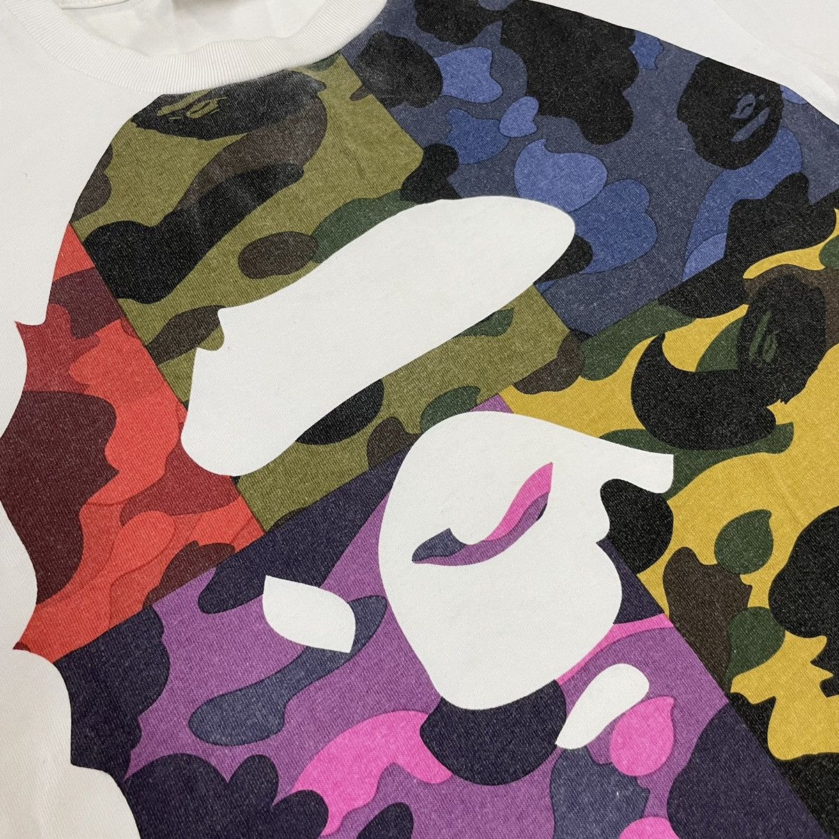 Bape Mix Camo Big Head Ape Tee Size US S / EU 44-46 / 1 - 5 Thumbnail